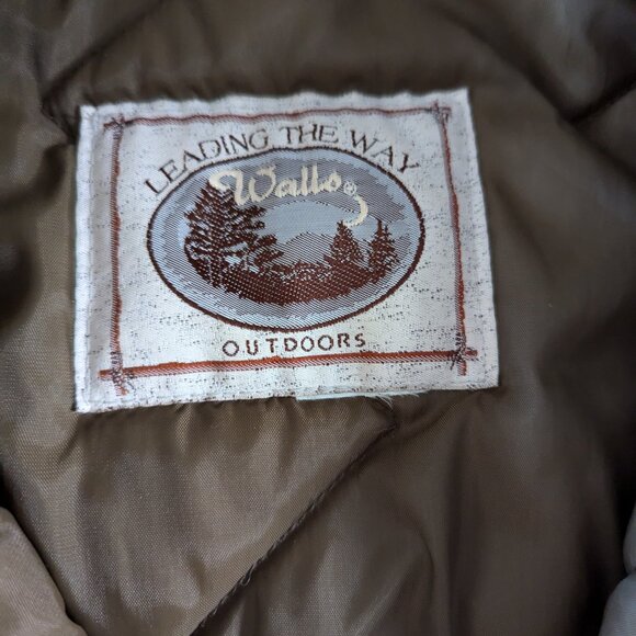 Vintage Walls Men's Insulated Canvas Jacket Corduroy Collar Size M - Picture 3 of 7